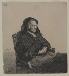 Rembrandts Mutter, ca. 1631